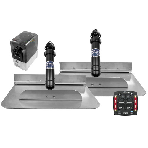 Bennett Marine 18x12 Hydraulic Trim Tab System w/One Box Indication 1812OBI