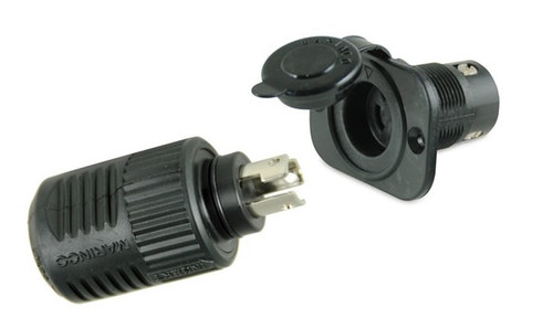 Marinco 12VCP 3-Wire Connect Pro Receptacle and Plug 12VCP
