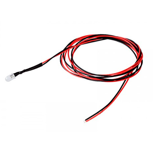 VDO Red Blinking LED Warning Light - 12V 600-844-B-LED