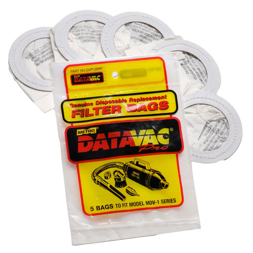 MetroVac Disposable Vacuum Bags - 5 Pack 120-516620