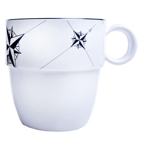 Marine Business Melamine Non-Slip Coffee Mug - NORTHWIND - Set of 6 15004C
