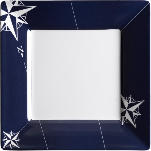 Marine Business Melamine Square Dessert Plate - NORTHWIND - 8.2" Set of 6 15023C
