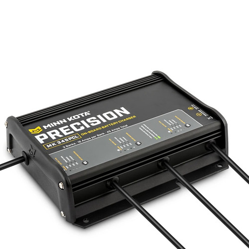 Minn Kota MK345PCL Precision Charger 3 Bank 15 Amps 1833454