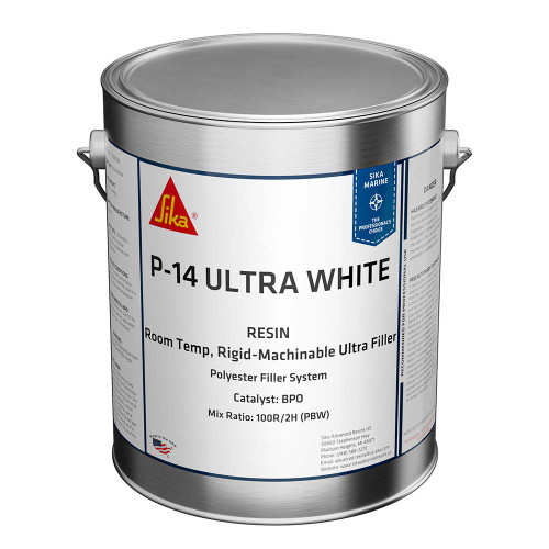 Sika SikaBiresin&reg; AP014 Polyester Fairing Compound White Gallon Can BPO Hardener Required 606126