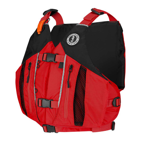 Mustang Solaris Foam Vest - Red/Black - Medium/Large MV807NMS-123-M/L-216