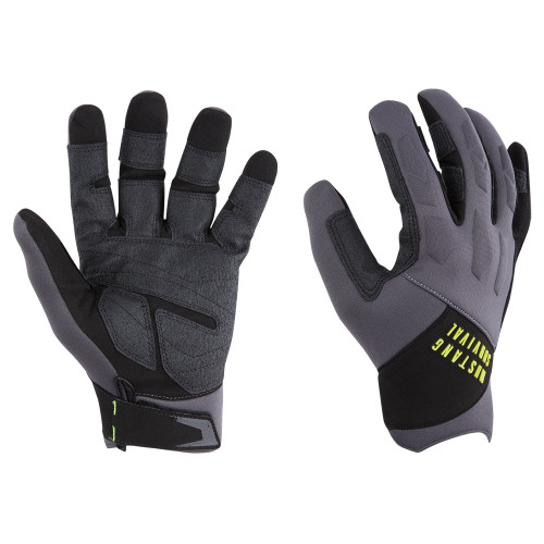 Mustang EP 3250 Full Finger Gloves - Grey/Black - Small MA600502-262-S-267