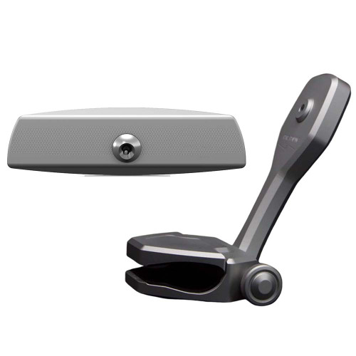 PTM Edge Mirror/Bracket Kit w/VR-140 Elite Mirror &amp; ZXR-320 (Titanium Grey) P12848-1320TEBGR