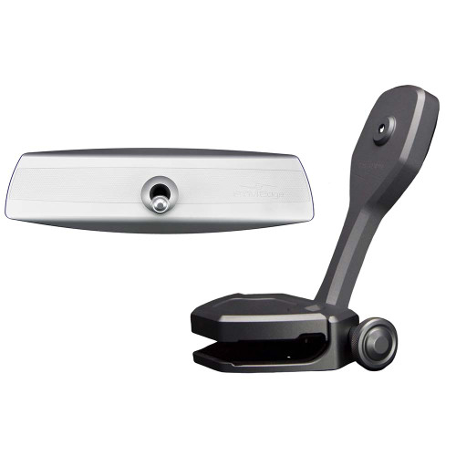 PTM Edge Mirror/Bracket Kit w/VR-140 Elite Mirror &amp; ZXR-360 (Titanium Grey) P12848-1360TEBGR