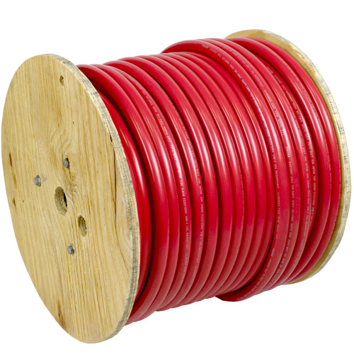 Pacer Red 1 AWG Battery Cable - 250&#39; WUL1RD-250