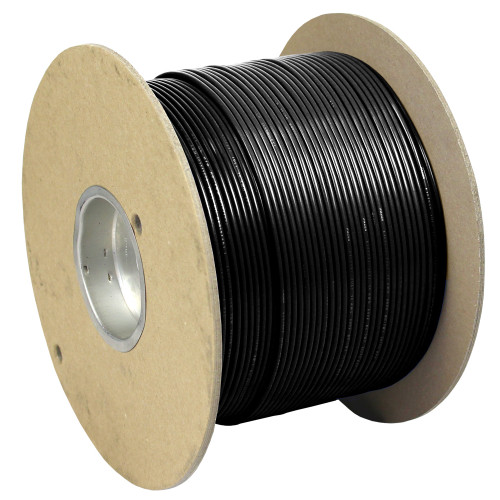 Pacer Black 8 AWG Primary Wire - 1,000&#39; WUL8BK-1000