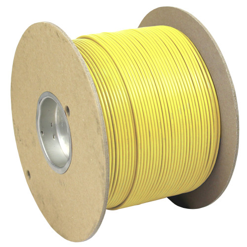 Pacer Yellow 8 AWG Primary Wire - 1,000&#39; WUL8YL-1000