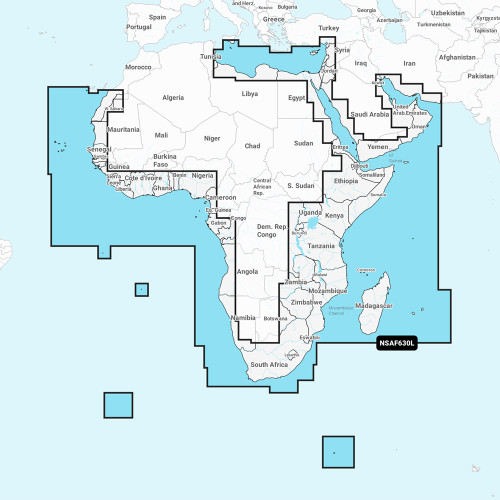 Garmin Navionics+ NSAF630L - Africa &amp; Middle East - Marine Chart 010-C1228-20