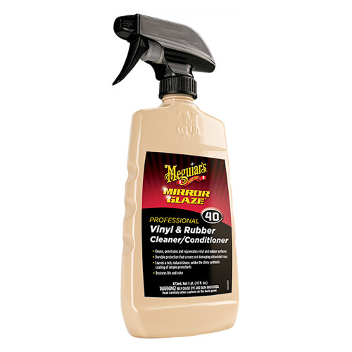 Meguiar&#39;s M40 Mirror Glaze Vinyl &amp; Rubber Cleaner &amp; Conditioner - 16oz M4016