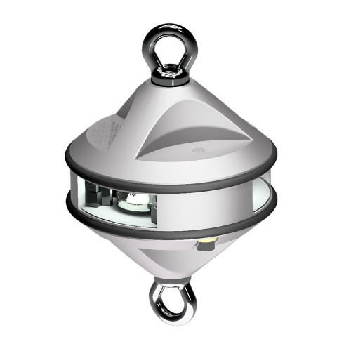 Lopolight Series 200-012 - Hoist Light - 2NM - White - Silver Housing 200-012G2-H1C