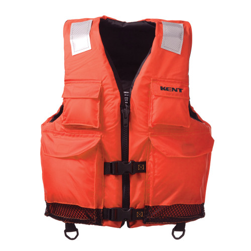 Kent Elite Dual-Sized Commercial Vest - 4XL/7XL - Orange 150200-200-110-23