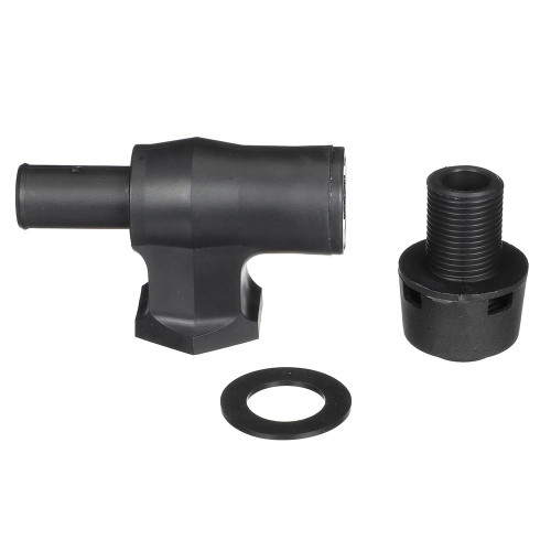 Attwood 90&deg; P-Trap Fuel Tank Vent - Black w/Black Vent Head 1670-3