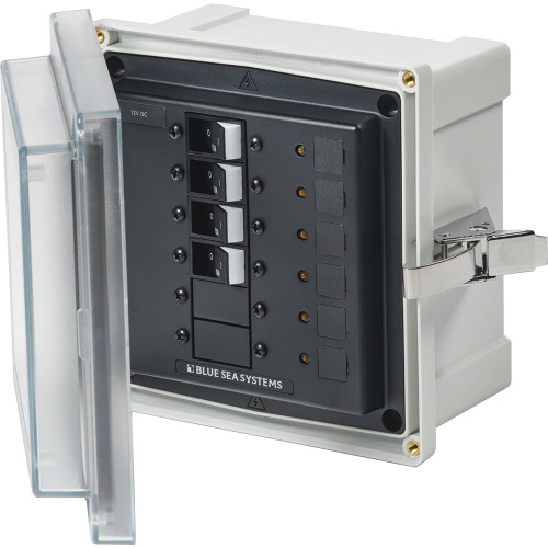 Blue Sea 3134 - SMS Panel Enclosure w/4 Branch (12/24V) - 12/24V DC 3134