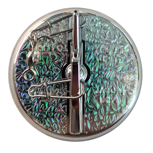 Luhr-Jensen 2-1/4" Dipsy Diver - Silver/Silver Bottom Crush 5560-030-2508