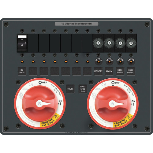 Blue Sea 8693 e-Series Dual Circuit Plus 2 5511e 8693