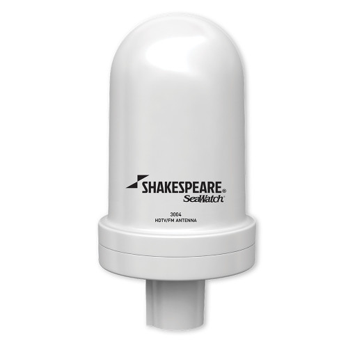 Shakespeare SeaWatch&reg; 4" Marine TV Antenna - 12VDC - 110VAC 3004