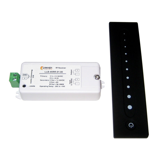 Lunasea Remote Dimming Kit w/Receiver & Linear Remote LLB-45RE-91-K1