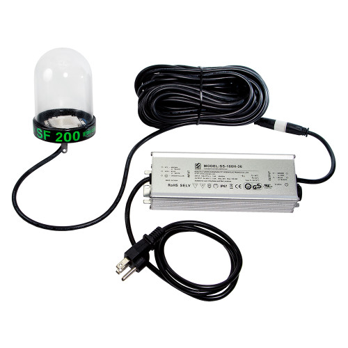 Hydro Glow LED Underwater Dock Light - 200W - 50&#39; Cord - Green SF200G