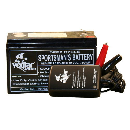 Vexilar Battery &amp; Charger V-120