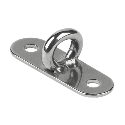 Schaefer Stainless Steel Welded Pad Eye - 1-7/8"L x 5/8"W 78-02