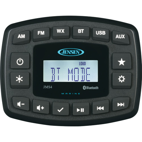 JENSEN JMS4RTL Stereo w/AM/FM/BT - Single Zone JMS4RTL
