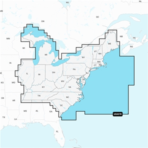 Navionics Plus NAUS007R U.S. East microSD 010-C1370-30