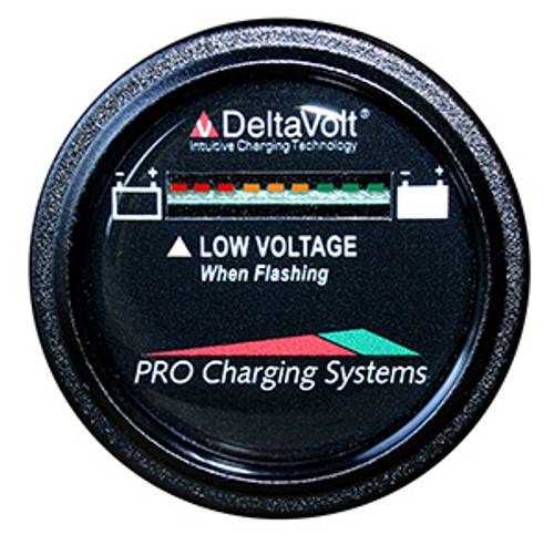 Pro Charging Eagle Performance Battery Fuel Gauge 48v Round BFGWOV48V