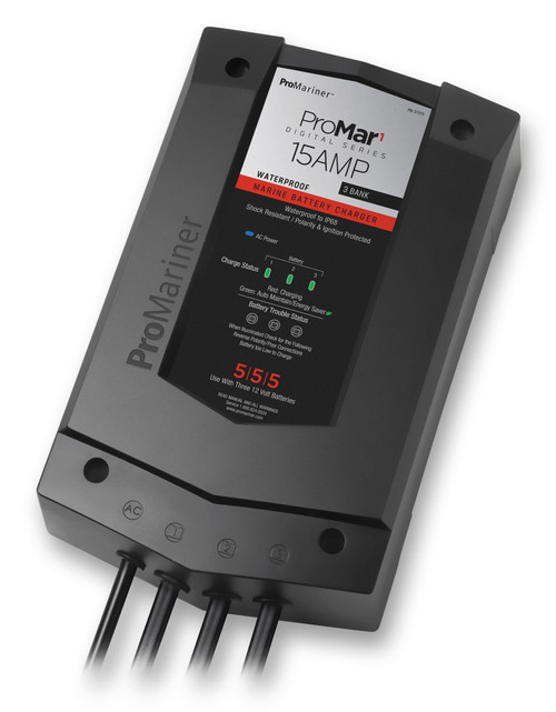 ProMariner ProMar 1 DS 15 Amp 3 Bank Battery Charger 31515