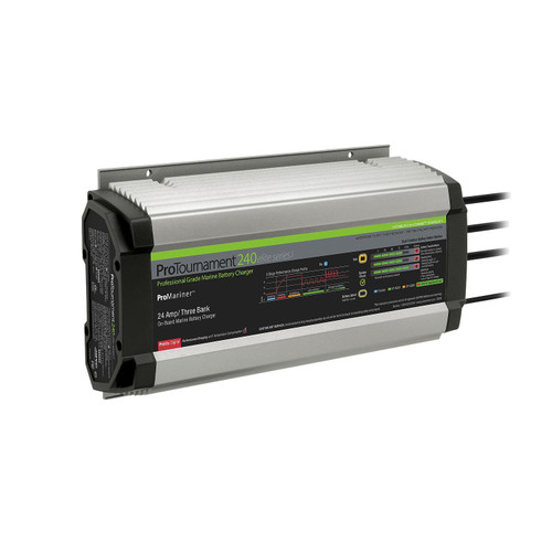 ProMariner ProTournament 240 24 Amp Battery Charger 12/24/36v 3 Bank 120v Input 53243