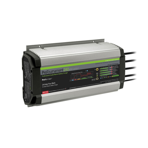 ProMariner ProTournament 240 24 Amp Battery Charger 12/24/36/48v 4 Bank 120v Input 53244