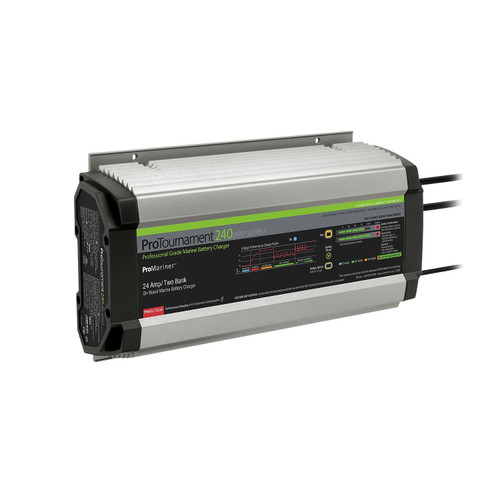 ProMariner ProTournament 240 24 Amp Battery Charger 12/24v 2 Bank 120v Input 53242