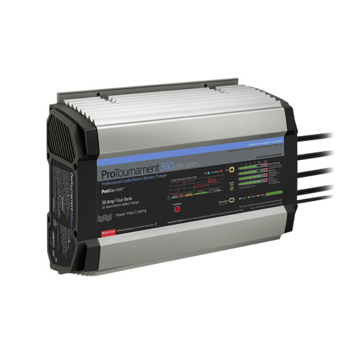 ProMariner ProTournament 360 36 Amp Battery Charger 12/24/36/48v 4 Bank 120v Input 53364