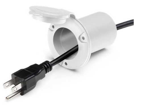 ProMariner 51310 Universal AC Holder, White 51310