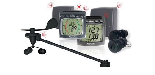 Raymarine Micronet Wireless Depth/Speed/Wind NMEA System T104-916
