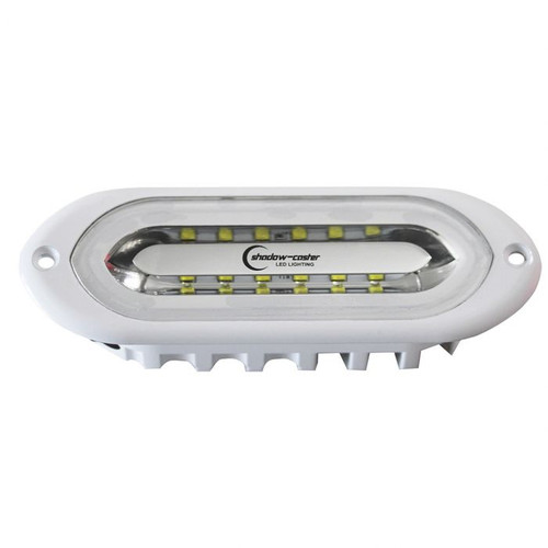 Shadow Caster SCM-SL Spreader Light Great White LED Flush Mount White Housing SCM-SLF-GW-WH
