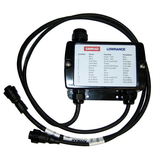 Simrad 000-13262-001 Junction Box With Pigtails For CHIRP 000-13262-001