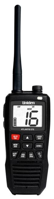 Uniden Atlantis 275 Floating Hand Held VHF Radio ATLANTIS 275