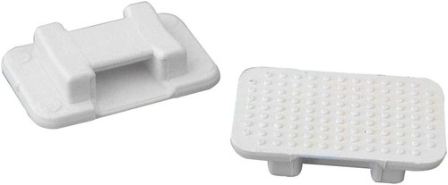 Weld Mount AT-5 Wire Tie Mount, Large White 30 Pack 805