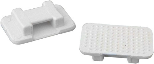 Weld Mount AT-5 Wire Tie Mount, Large White 500 Pack 805500