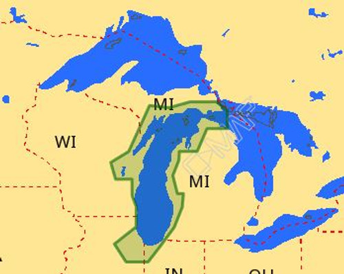 C-MAP M-NA-D931 4D Local Lake Michigan M-NA-D931-MS