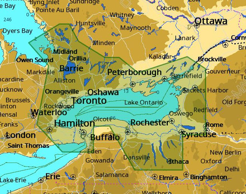 C-MAP M-NA-D934 4D Local Lake Ontario And Trent Severn M-NA-D934-MS