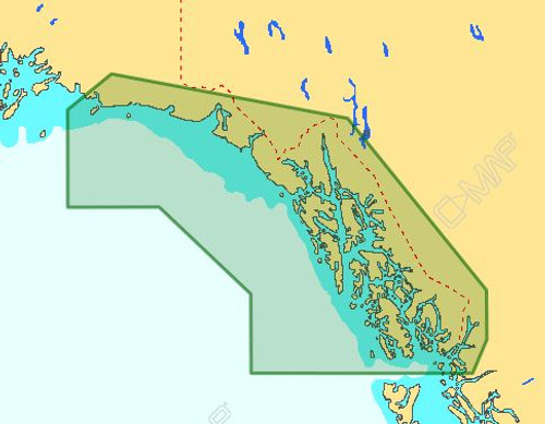 C-MAP M-NA-D959 4D Local Dixon Entrance - St Elias M-NA-D959-MS