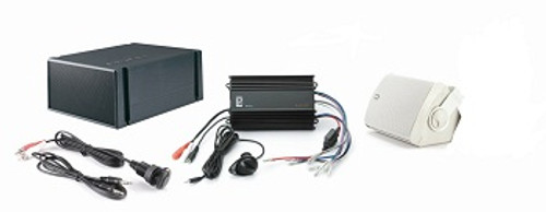 Polyplanar MP3-KIT-7 White Amp And Speaker Kit MP3-KIT7-W