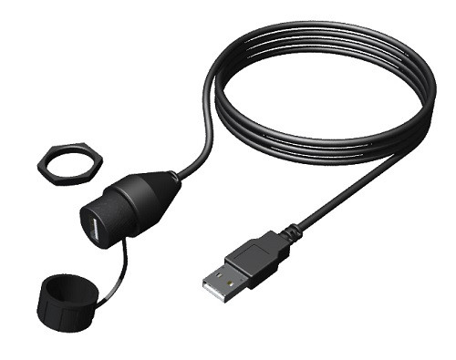 Fusion MS-CBUSBFM1 Panel Mount USB Connector MS-CBUSBFM1