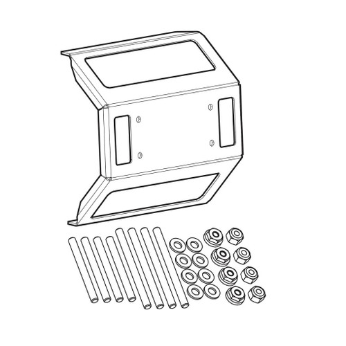 Humminbird IDMK-S10R Flush Mount Kit for Solix 10 740173-1