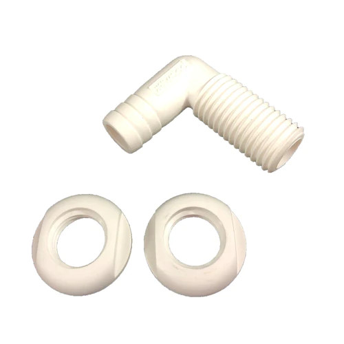 Attwood Conn-Th 90D 3/4" Hose Wht (3877-3)